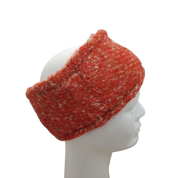 Frye and Co. Space Dyed Knit Headband Color Scarlet - Picture 3 of 8